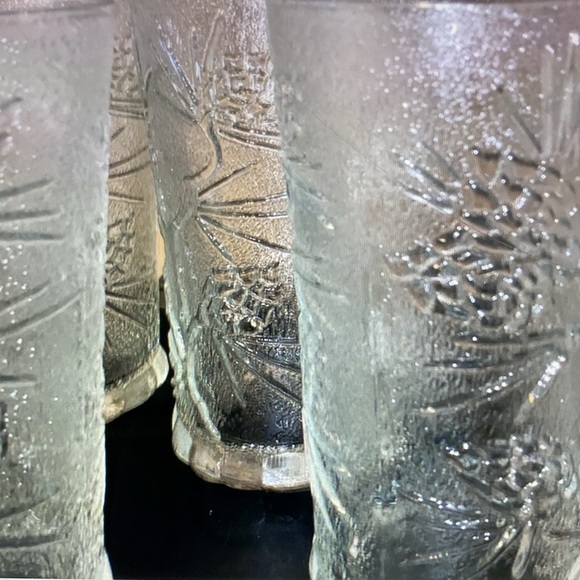 Rare Ponderosa Pine 4 Iced Tea Tumblers - Picture 2 of 3